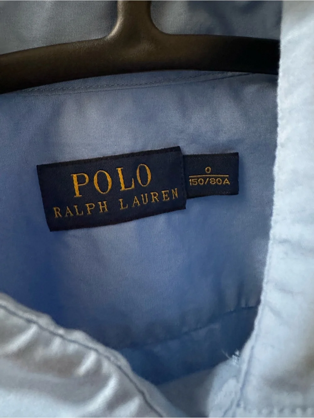 Polo by Ralph Lauren Light Blue Boys Slim Fit Dress Shirt
